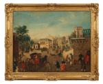 École Française, 1763 – Scène de vie urbaine du XVIIIᵉ siècle – Image 2