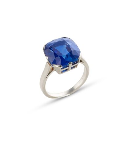 bague saphir coussin