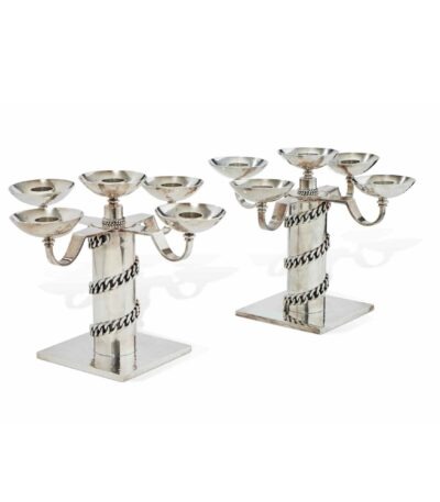 candelabres jean despres ansart paris antiquaire 2837