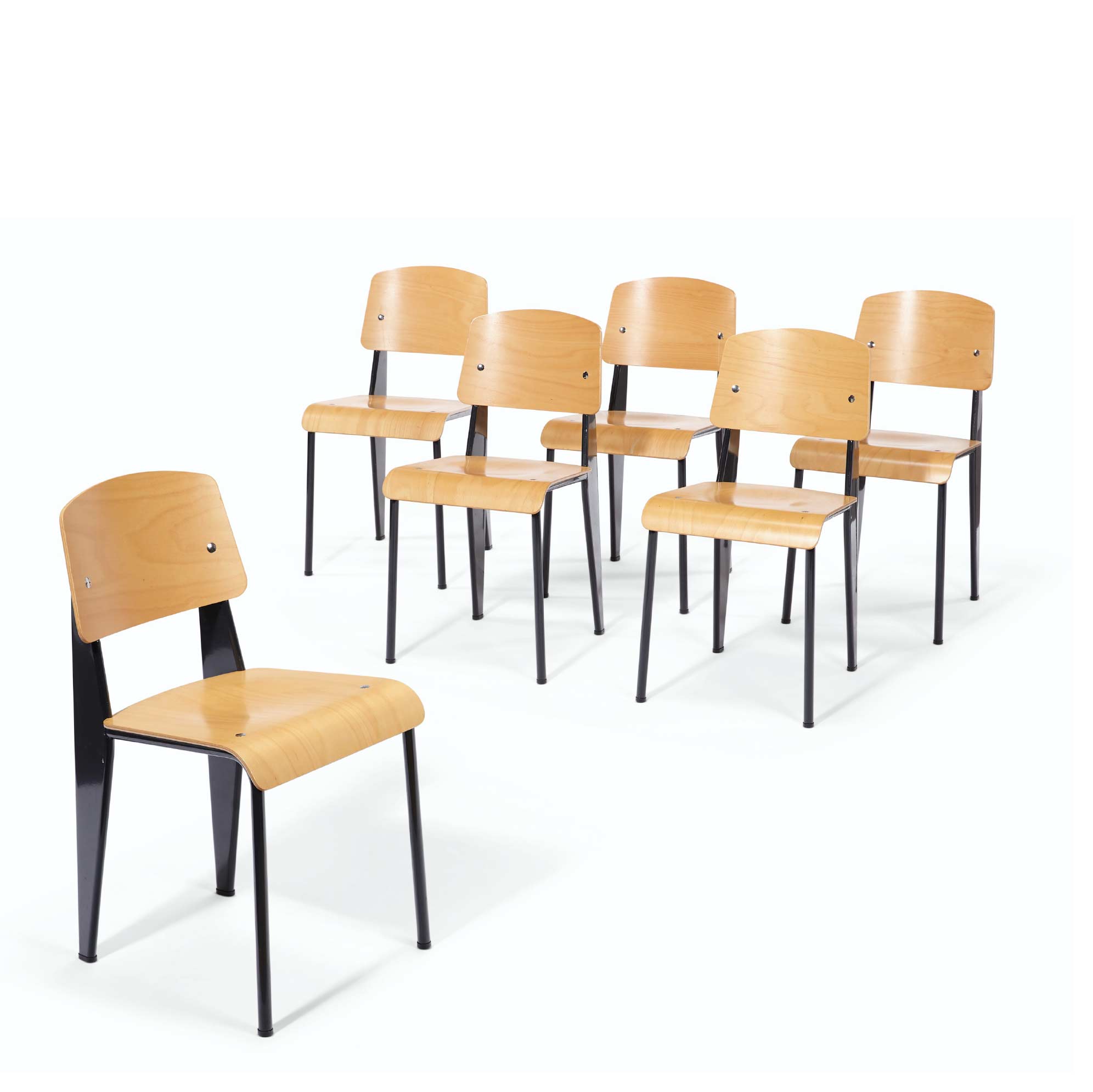 chaises design jean prouve ansart paris antiquaire 2571 chaises design jean prouve ansart paris antiquaire 2571