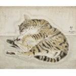 huile sur toile chat ansart paris antiquaire 2430