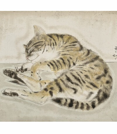 huile sur toile chat ansart paris antiquaire 2430