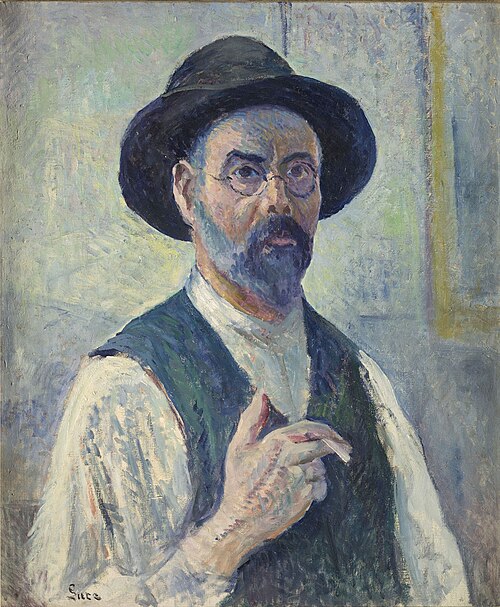 maximilien luce autoportrait musée départemental maurice denis