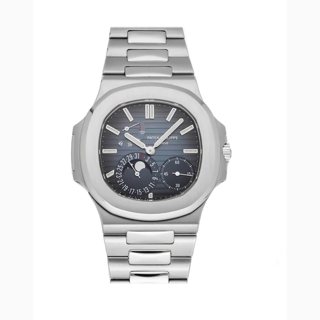 montre patek philippe nautilus acier complications -(92) - Fontenay-aux-Roses