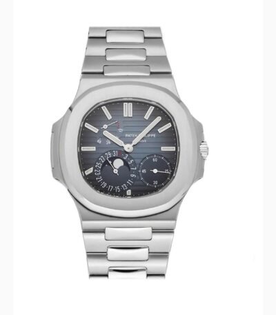 montre patek philippe nautilus acier complications -(92) - Fontenay-aux-Roses