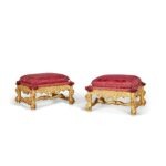 paire tabourets style louis xiv ansart paris antiquaire 2512