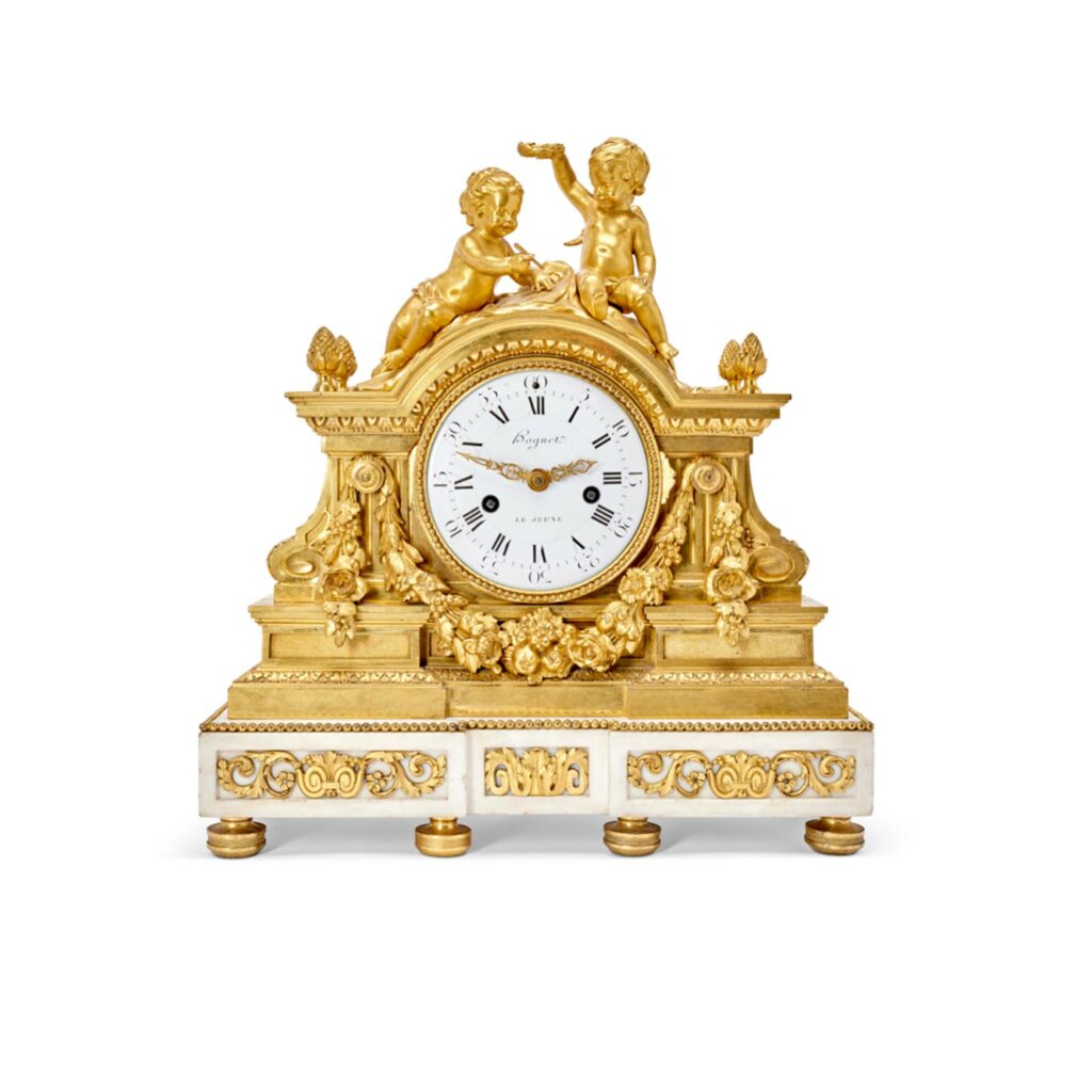 pendule bronze louis xvi ansart paris antiquaire Paris 17e arrondissement