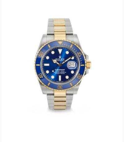 montre rolex submariner bicolore acier or cadran bleu vintage -(92) - Colombes