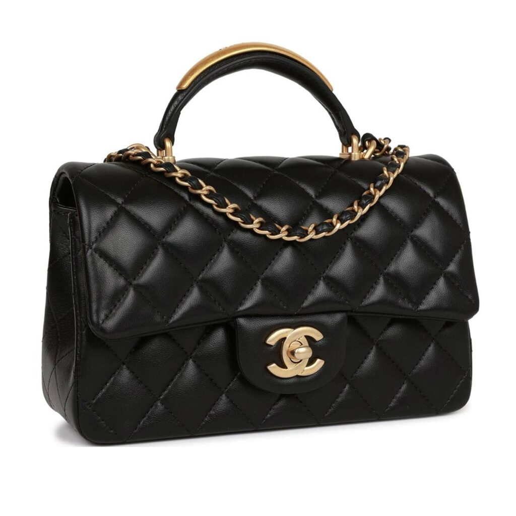 sac chanel noir ansart paris antiquaire - Paris 15e arrondissement