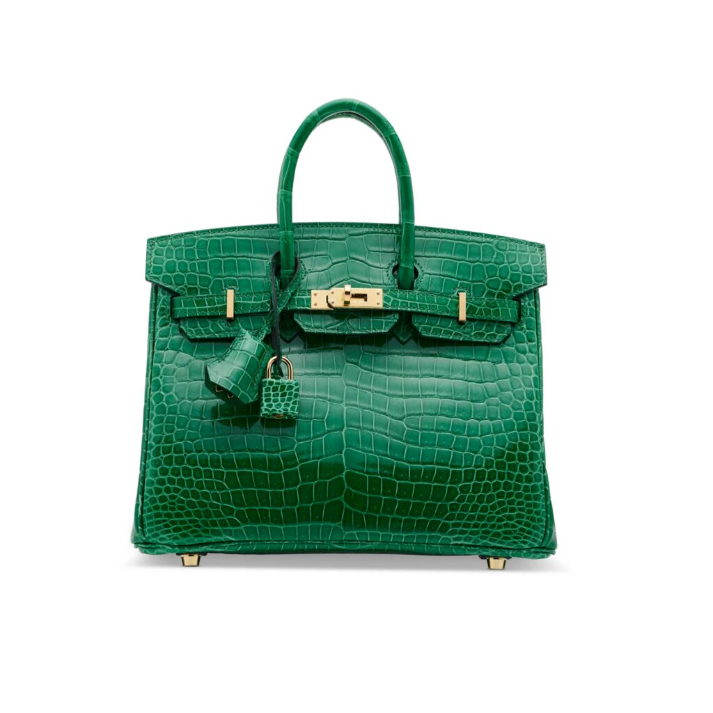sac hermes birkin crocodile vert ansart paris antiquaire Paris 12e arrondissement