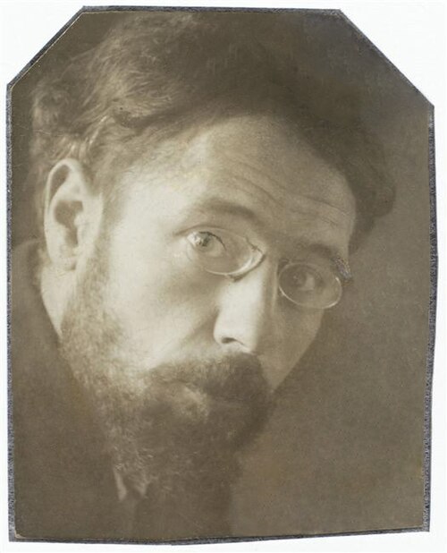 tête de bonnard (portrait photograph of pierre bonnard), c.1899, musée d'orsay, restaurée