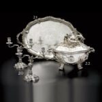 ensemble the cafe argent massif ansart paris antiquaire Suresnes