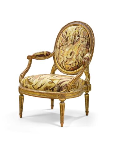 fauteuil chassis epoque louis xvi ansart paris antiquaire 2516