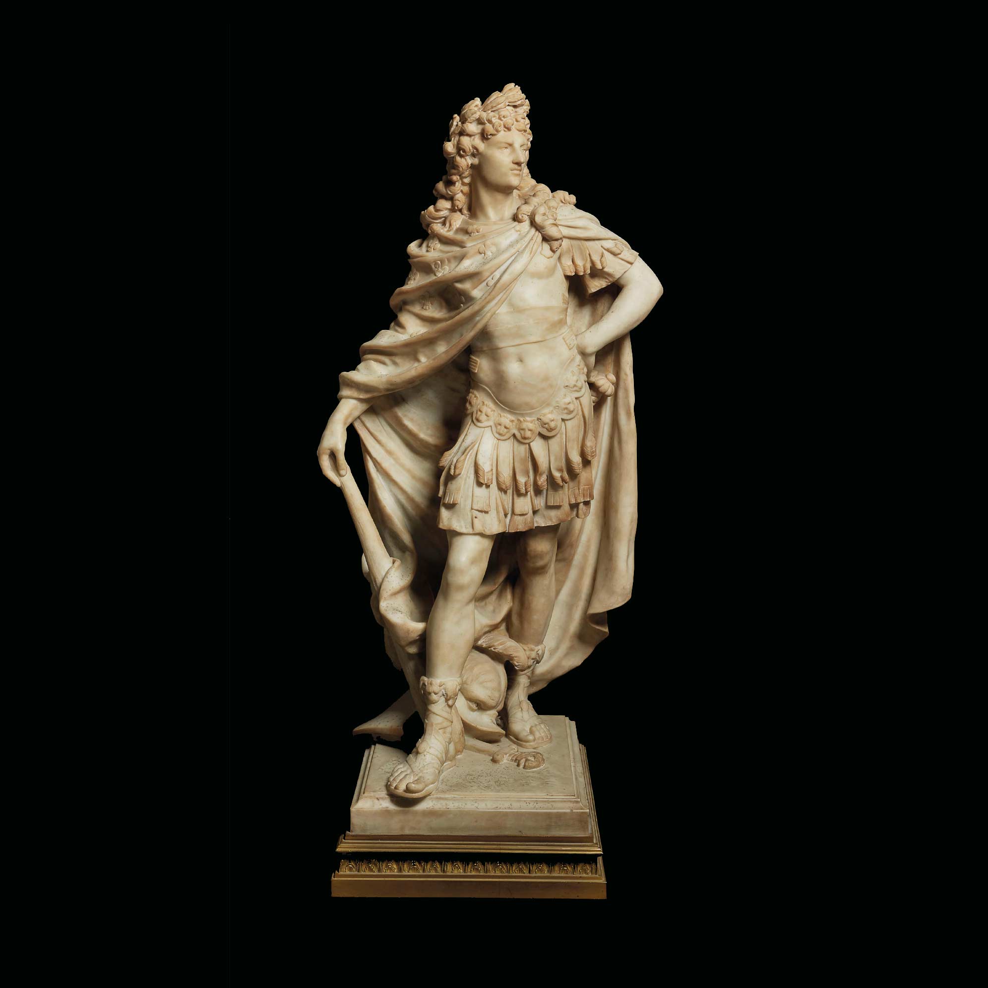 sculpture marbre louis xiv d'après martin desjardins xixe sculpture marbre louis xiv d'après martin desjardins xixe