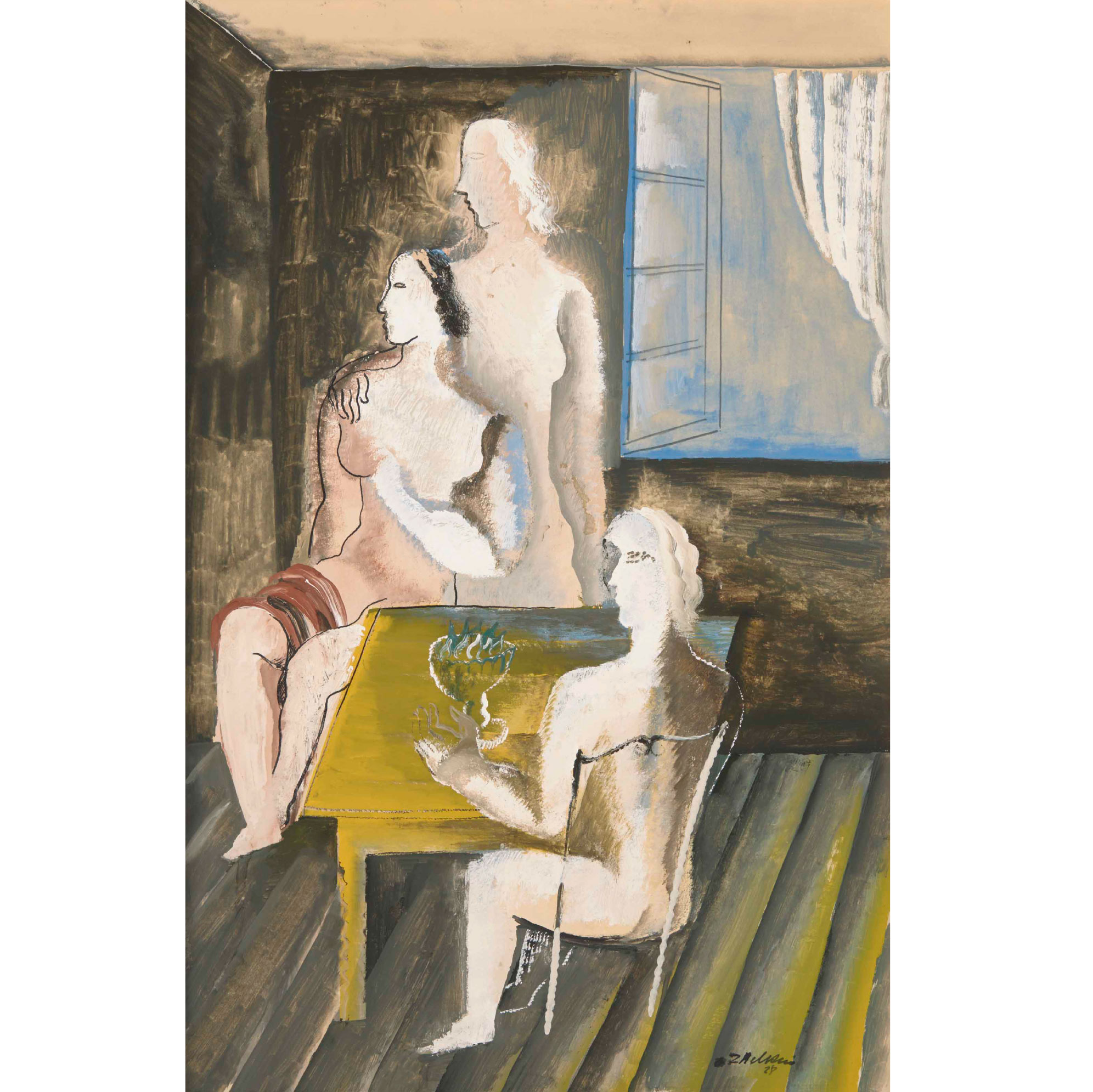 gouache ansart paris antiquaire 2437 gouache ansart paris antiquaire 2437