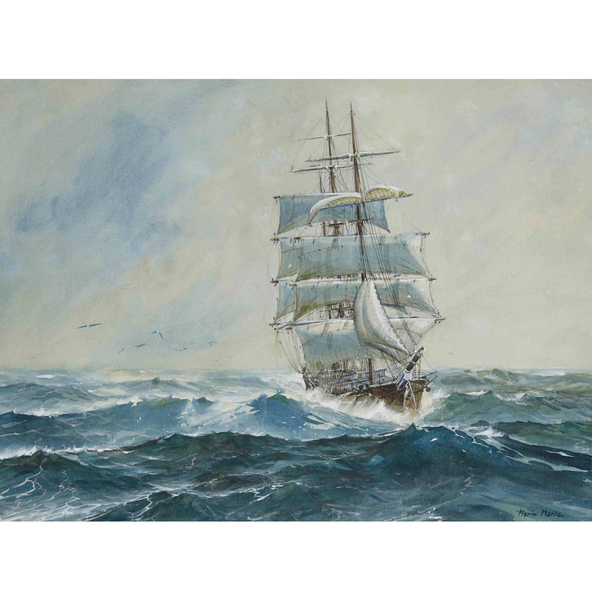 marin marie tableau voilier ansart paris antiquaire 2428 marin marie tableau voilier ansart paris antiquaire 2428
