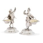 paire de salieres victoriennes ansart paris antiquaire Sèvres