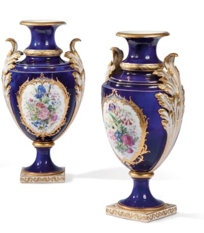 paire de vase porcelaine ansart paris antiquaire 2384